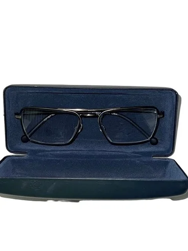 Ella & Maxx Eyeglasses Frame 701167 Col 84 Blue Silver 145 Metal