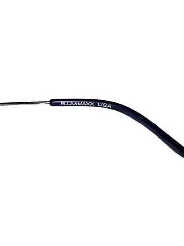 Ella & Maxx Eyeglasses Frame 701167 Col 84 Blue Silver 145 Metal 3
