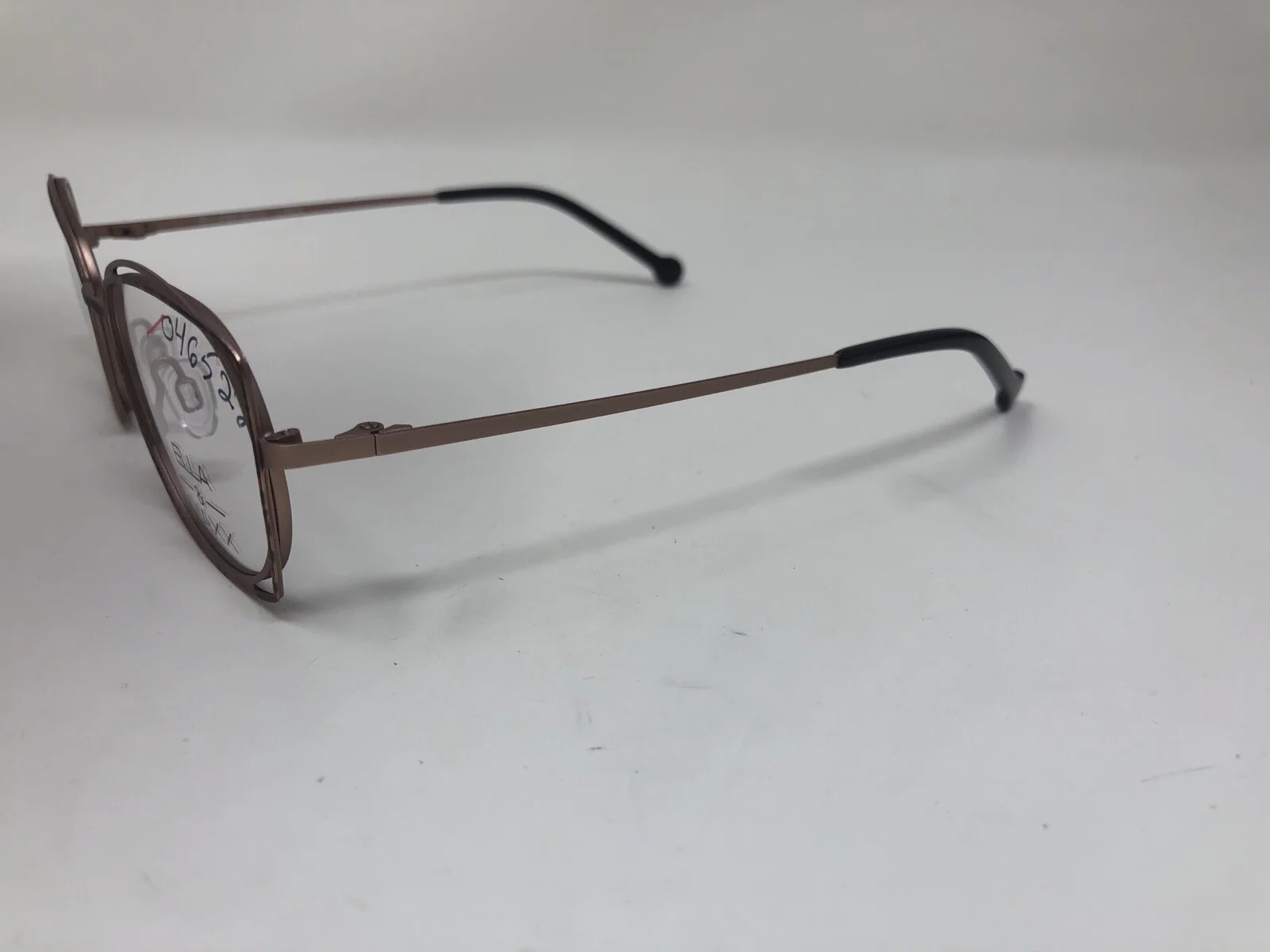 Ella & Maxx Eyeglasses Frame 701169 35 48-19-135 Brown Metal Full Rim G644 2