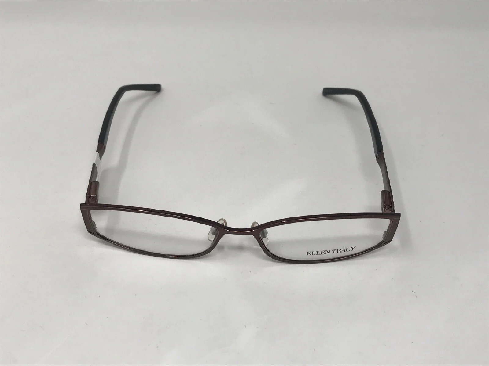 ELLEN TRACY “BELIZE” Coffee Eyeglasses Frame Petite 53-15-130 Dark Brown QY40 3