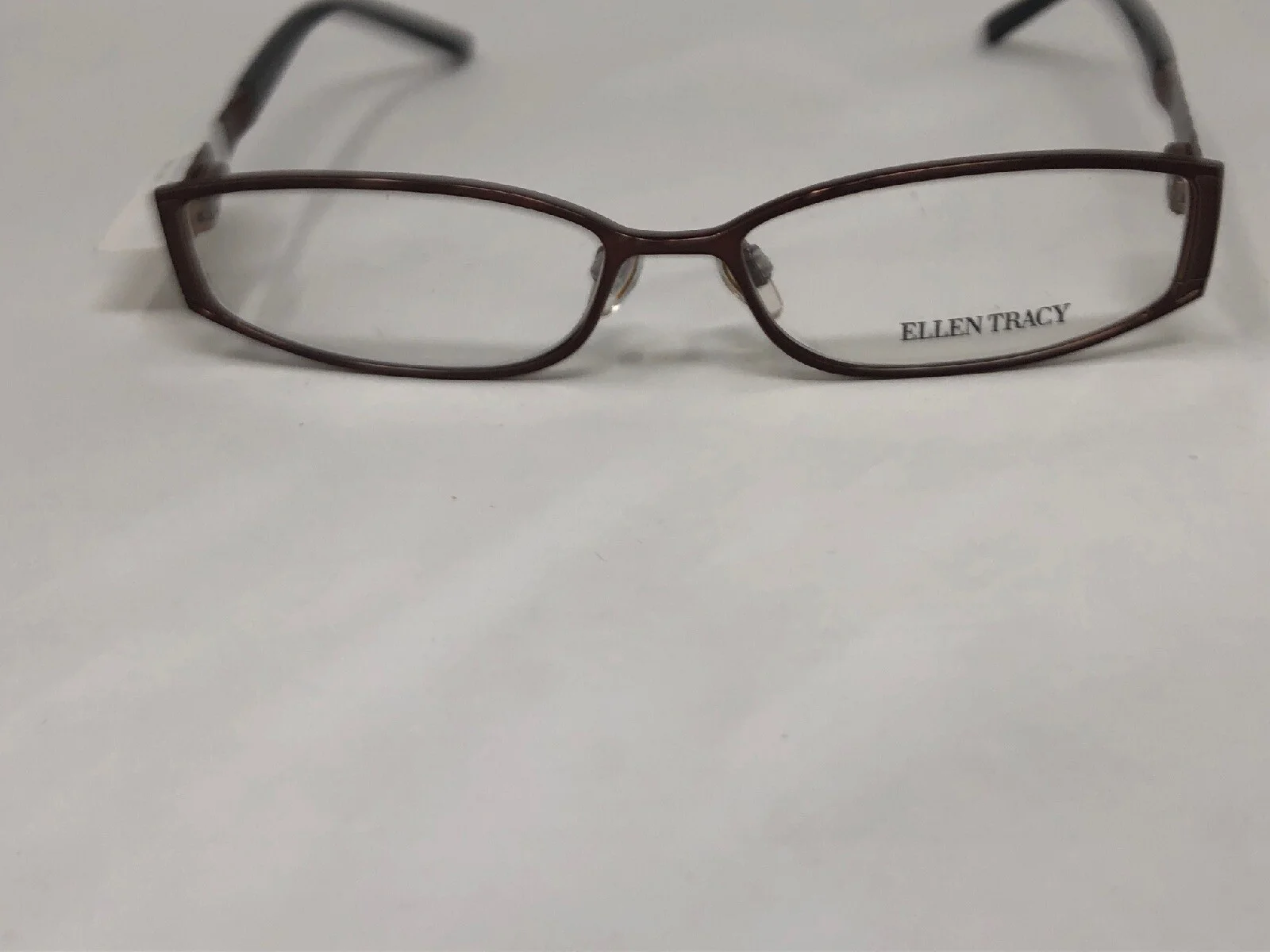 ELLEN TRACY “BELIZE” Eyeglasses Frame Petite 53-15-130 Dark Brown Polished UA17 2