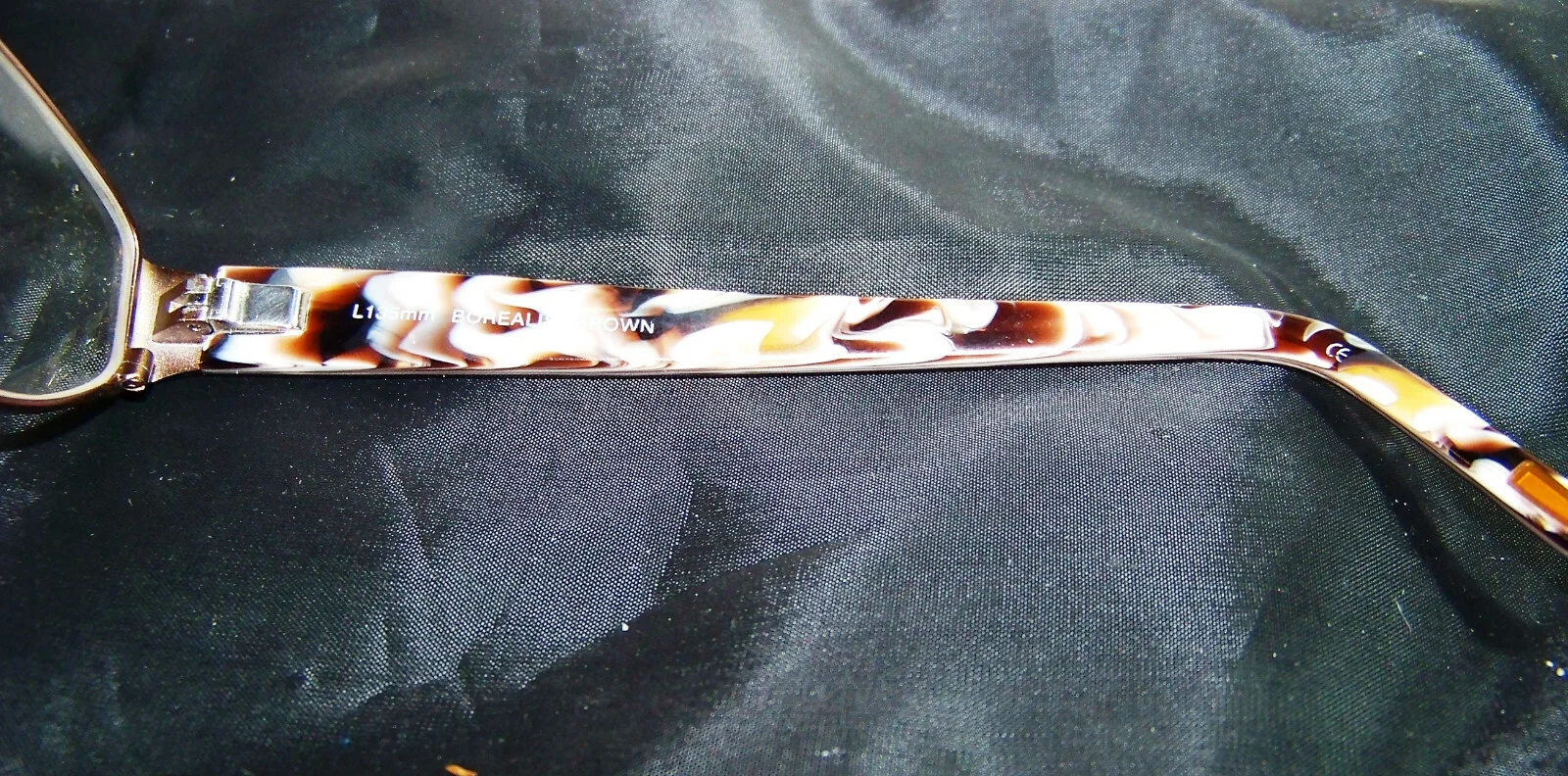ELLEN TRACY Eyeglasses Frame Petite 32-18-132 Copper / Brown & Borealis / Brown 4