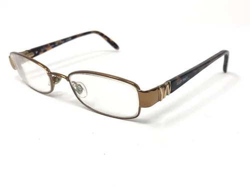 ELLEN TRACY “KATORI” Eyeglasses Frame Petite 50-18-130 Brown/Tortoise Clear R971