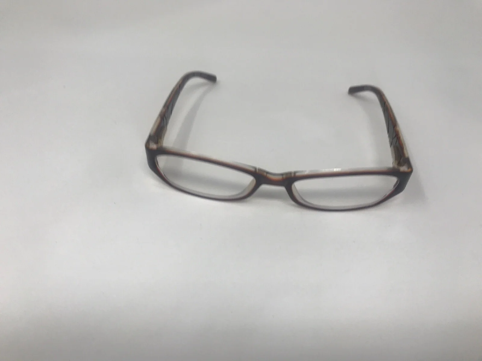 ELLEN TRACY “LICERTA” Eyeglasses Frame Petite 50-16-125 Brown Crystal G970 3