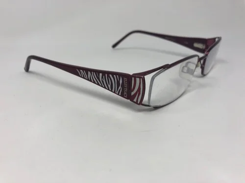 ELLEN TRACY “MURCIA” Eyeglasses Frame Petite 53-18-135 Burgundy Crystal RK97 4