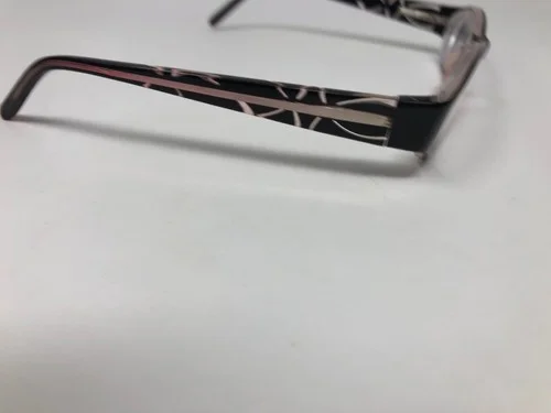 ELLEN TRACY PETITE Eyeglasses Frame Licerta 52-15-125 Black Crystal CD13 4