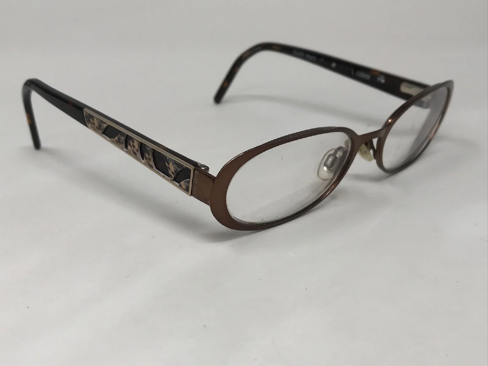 ELLEN TRACY “ST BARTS” Eyeglasses Frame Petite 52 16 135 Brown/Tortoise 3