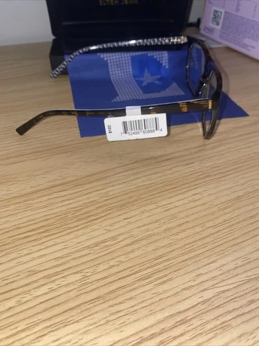 Elton John Crew Cut Bator Eyeglasses With Hardcase And Cleaning Cloth 4