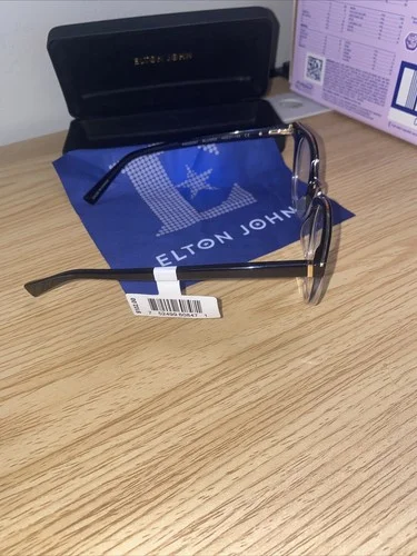 Elton John Prodigy Glasses With Hard Case A Cleaning Rag 3