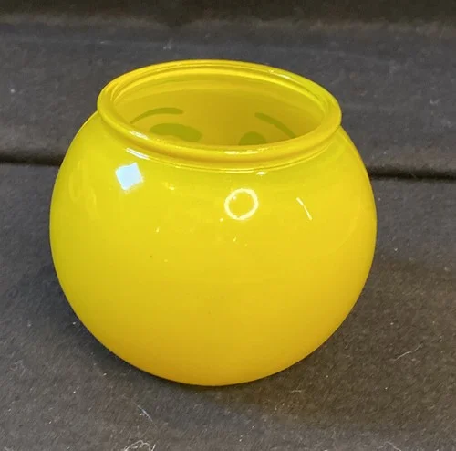 Emoji Smiling Face with Winking Eye Glass Ball Candle Holder 3