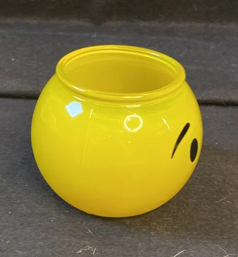 Emoji Smiling Face with Winking Eye Glass Ball Candle Holder 4