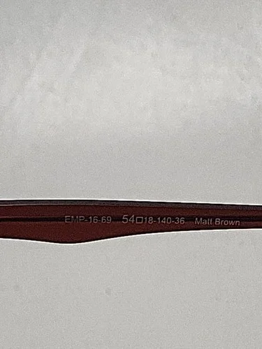 Empire EMP-16-69 Eyeglasses For Unisex Adults Matt Brown 54.18.140mm 2
