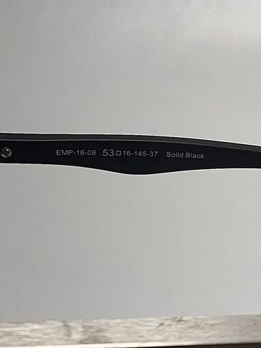 Empire Eyeglasses EMP-16-08 Model for Unisex Adults 53.16.145mm-solid black 2