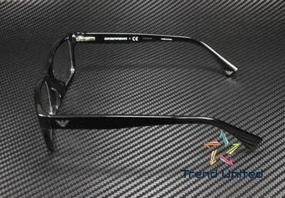 EMPORIO ARMANI EA3050F 5017 Shiny Black Demo Lens 55 mm Men 4