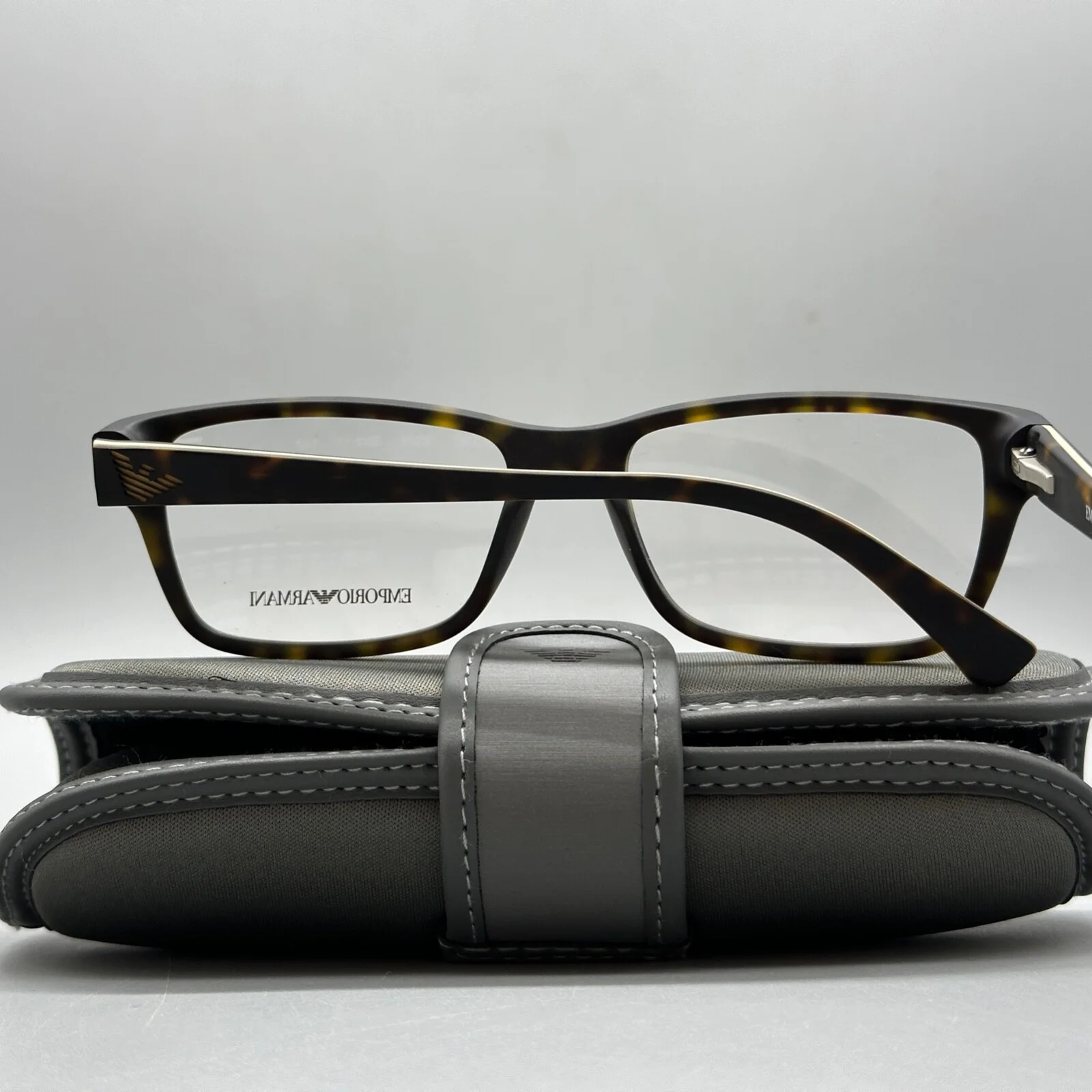 EMPORIO ARMANI EA3057-5026 Unisex Eyeglasses-54-17-140mm- MATTE HAVANA-Original 3