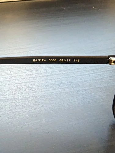EMPORIO ARMANI EA3098 5549 55-18-145mm MATTE BLACK Eyeglasses Original !NO CASE! 3