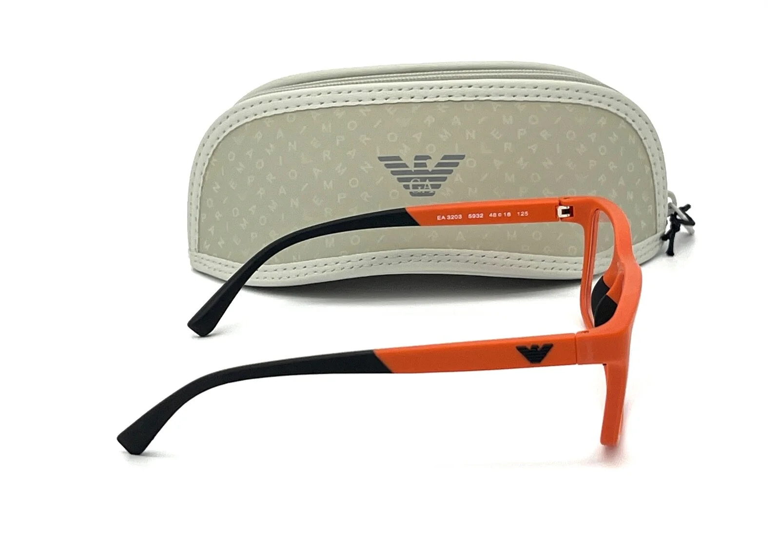 EMPORIO ARMANI EA3203 5932 Matte Orange / Demo Lens 48mm Eyeglasses 4