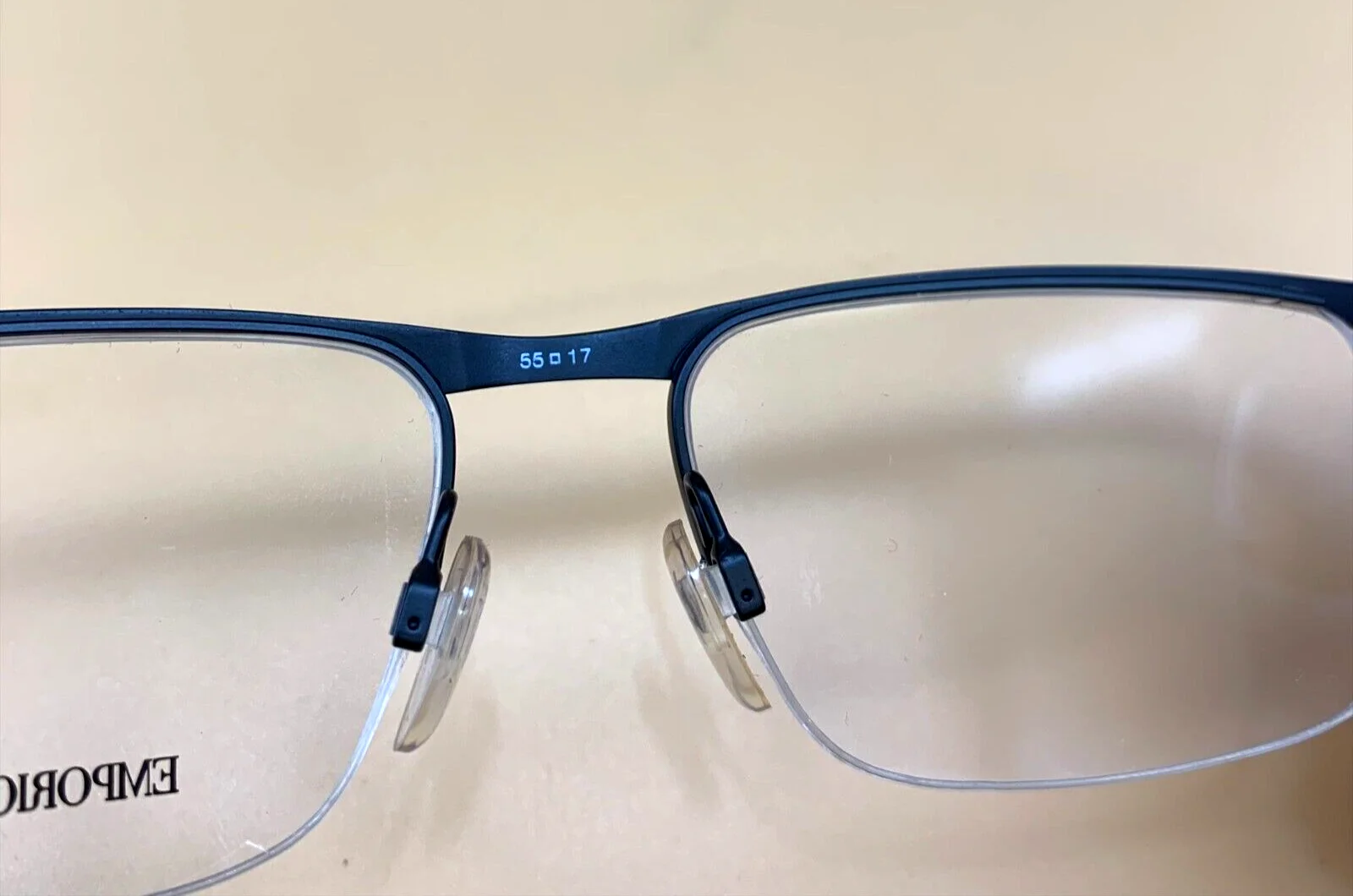 Emporio Armani Eyeglasses EA 1056 3158 55-17-145mm Grey/Matte Black Original! 3