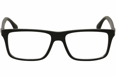Emporio Armani Eyeglasses EA3034 EA/3034 5229 Black/Gr Rubber Optical Frame 55mm 2