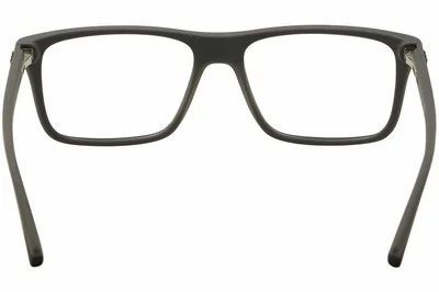 Emporio Armani Eyeglasses EA3034 EA/3034 5229 Black/Gr Rubber Optical Frame 55mm 4