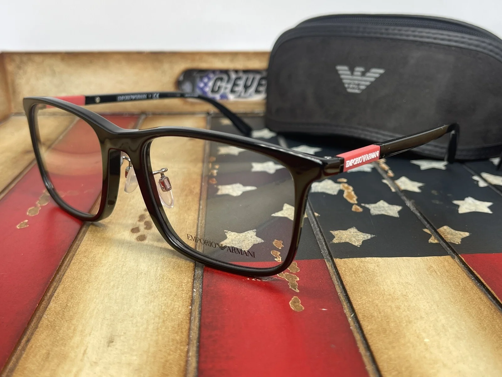 EMPORIO ARMANI Eyeglasses EA3181F 5017 Black Asian Fit 55mm Option To Add RX