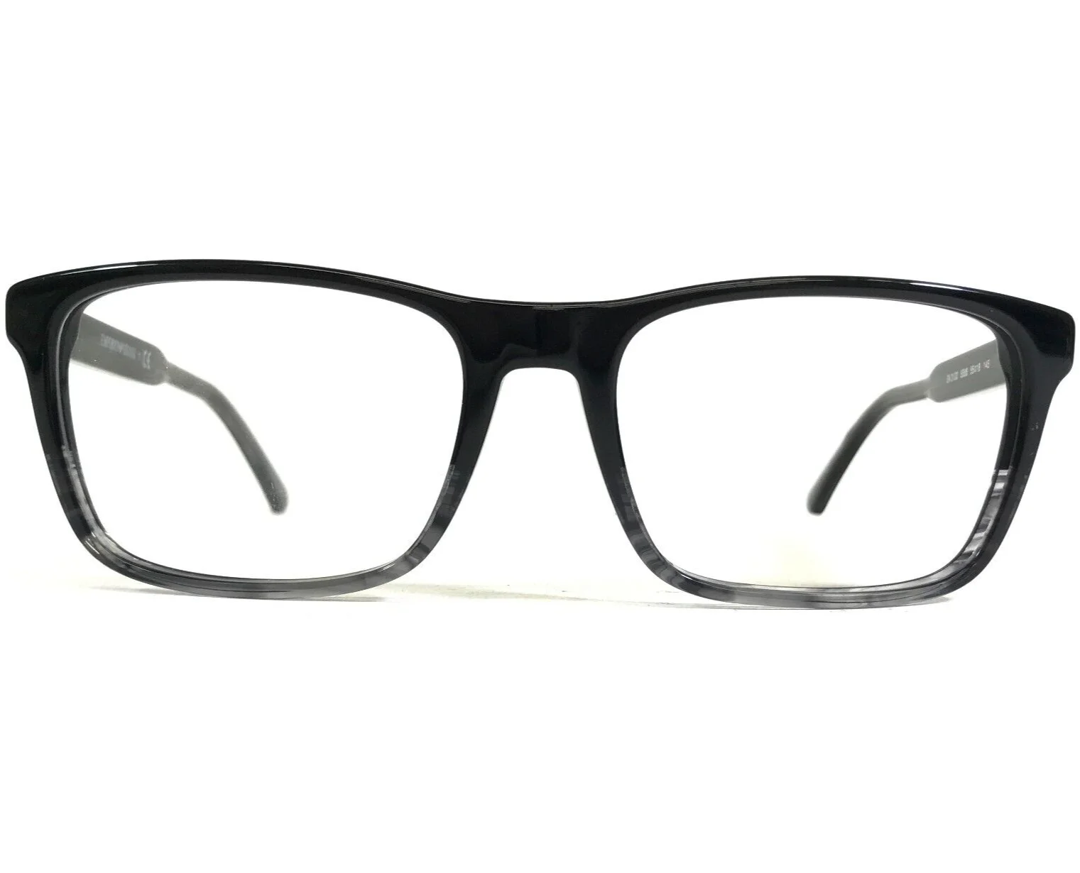 Emporio Armani Eyeglasses Frames EA 3120 5566 Black Grey Square 55-18-145 2