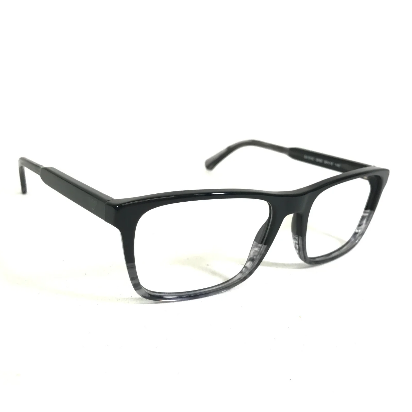 Emporio Armani Eyeglasses Frames EA 3120 5566 Black Grey Square 55-18-145 3
