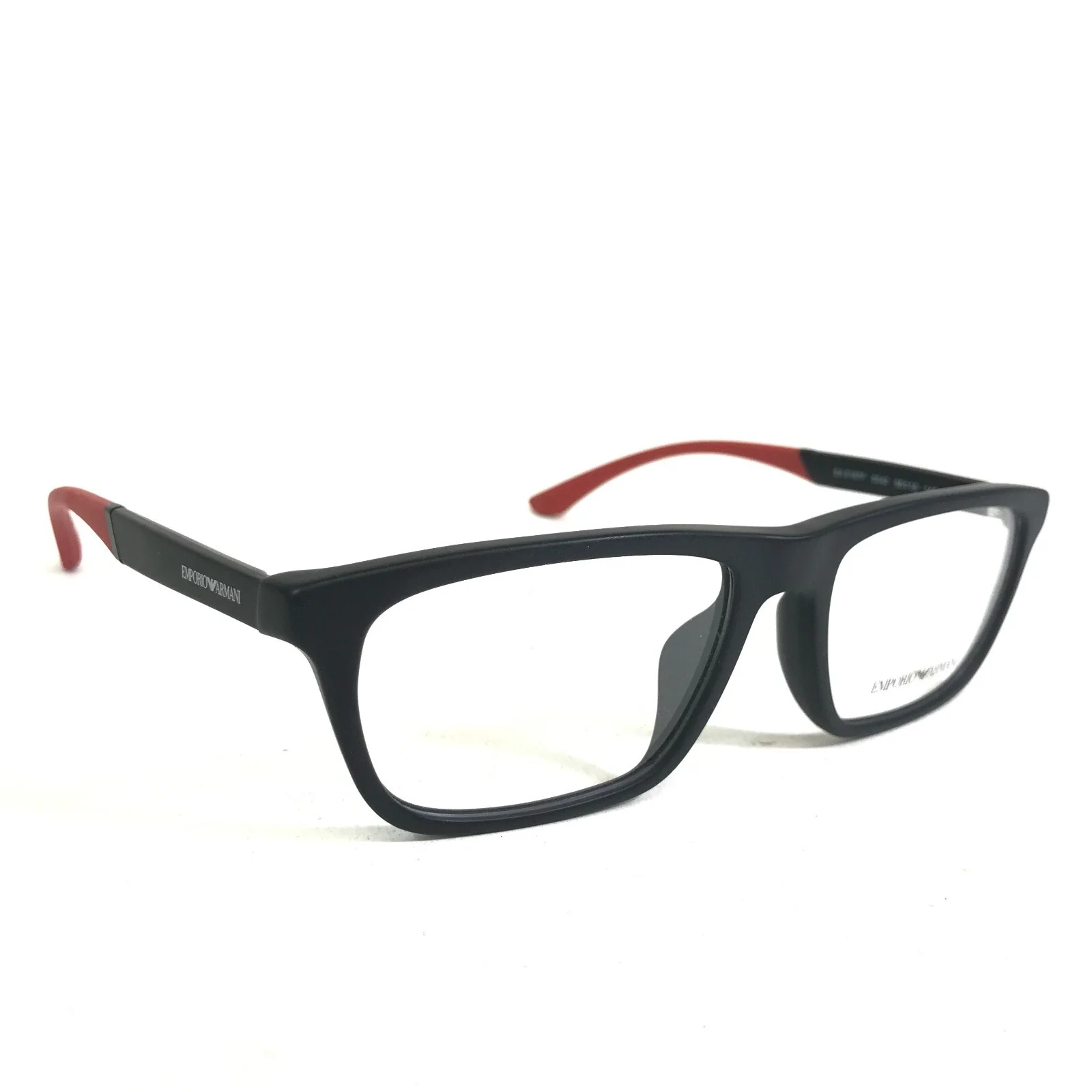 Emporio Armani Eyeglasses Frames EA 3187F 5042 Matte Black Asian Fit 56-18-145 2