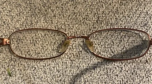 Emporio Armani Pink Rose Gold Tortoise Shell Eyeglasses 140 Italy 3