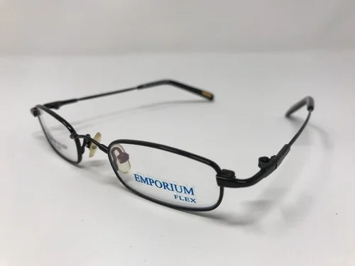 Emporium Eyeglasses FLEX ITALY LIDS-212 Black Metal Frame 40-19-125mm I776
