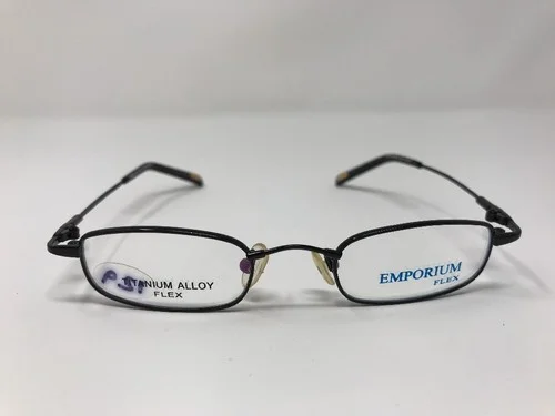 Emporium Eyeglasses FLEX ITALY LIDS-212 Black Metal Frame 40-19-125mm I776 3