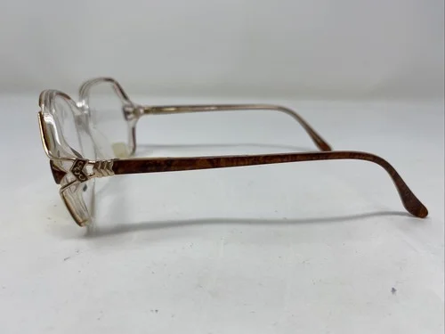 EMPORIUM EYEGLASSES FRAME LIBERTY LE-116 54-14-130 CLEAR BROWN FULL RIM KM57 3