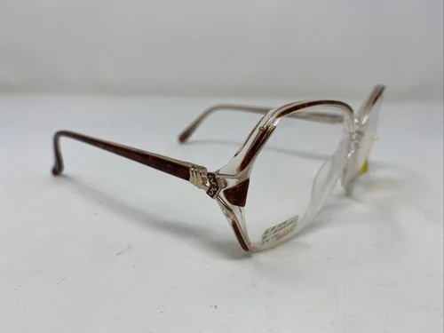 EMPORIUM EYEGLASSES FRAME LIBERTY LE-116 54-14-130 CLEAR BROWN FULL RIM KM57 4
