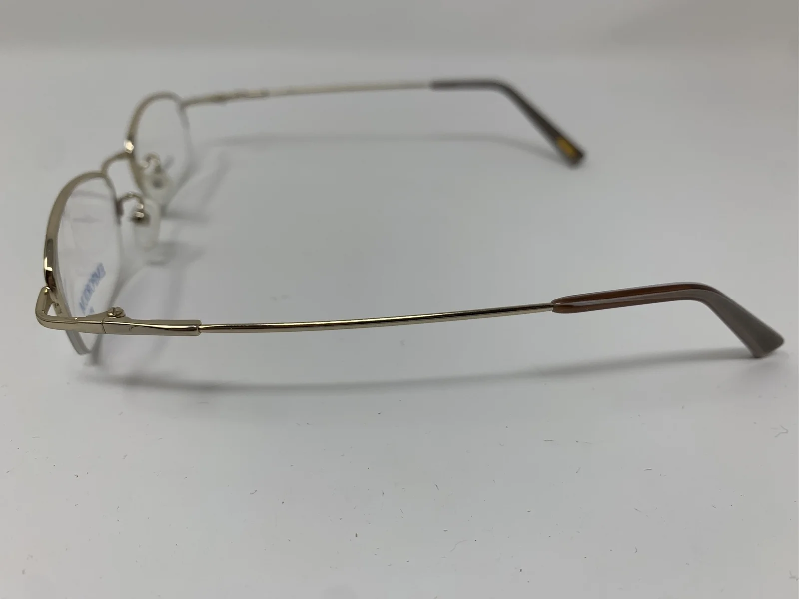 Emporium Eyeglasses Frames DU 28 Gold 48-19-135 Half Rim EG09 3