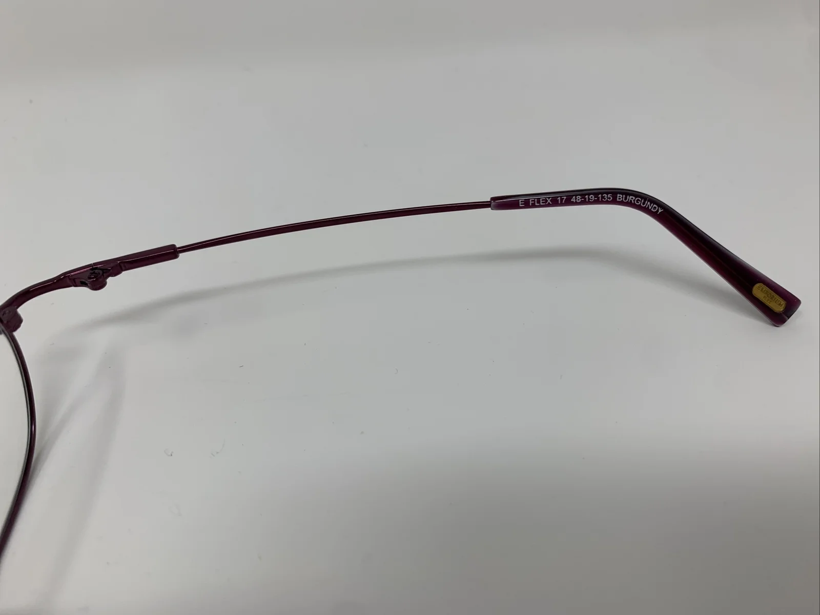 Emporium Eyeglasses Frames E Flex 17 Burgundy 48-19-135 Purple Full Rim IH87 4