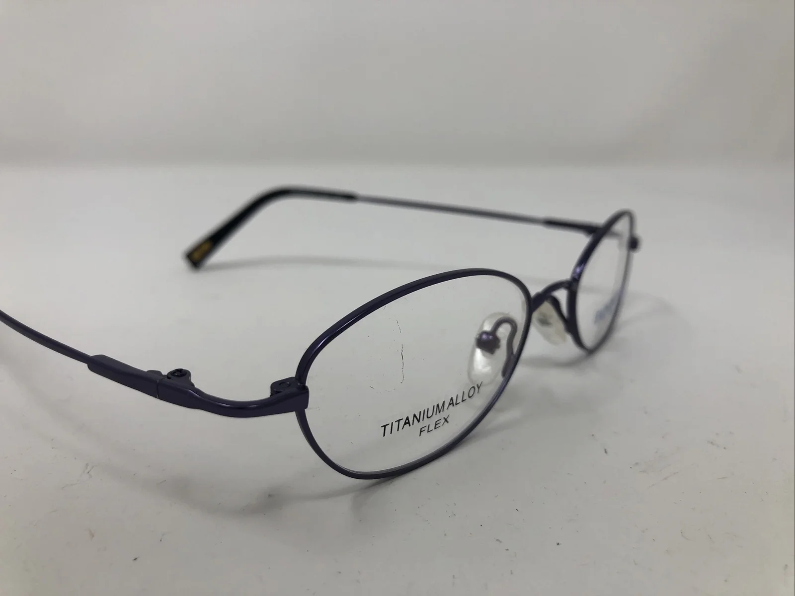 Emporium Flex Eyeglasses Frame E FLEX D.PURPLE 48-19-135 Purple/Black /509 3