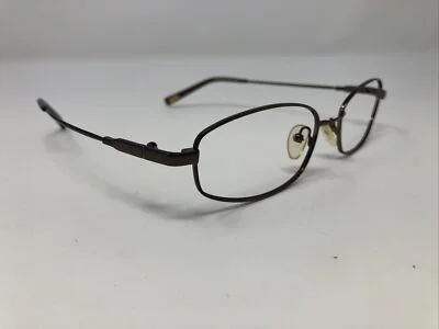 EMPORIUM FLEX Eyeglasses Frames FLEX11 52-20-140 Brown Full Rim DH96 4