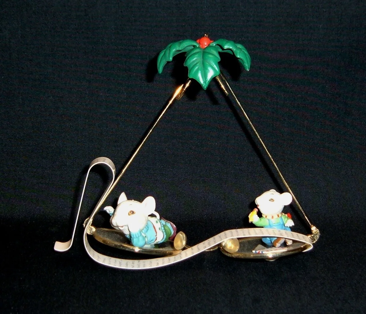 Enesco ALL EYE WANT FOR CHRISTMAS Ornament #2 In Spectacle Series NIB VTG 573647 3