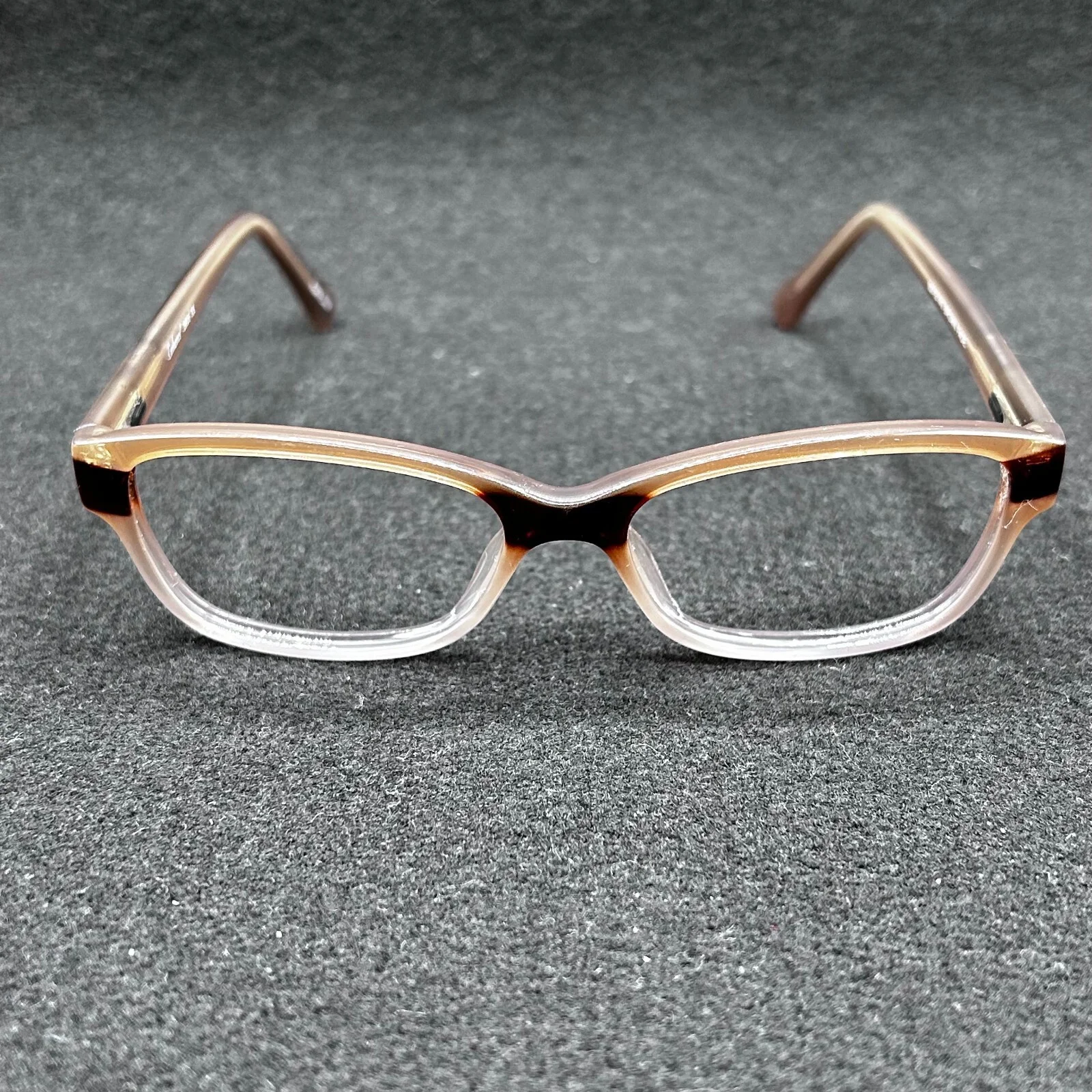 Enhance 3906 Eyeglasses **FRAME ONLY** Brown Fade 50-15-140 EUC 2