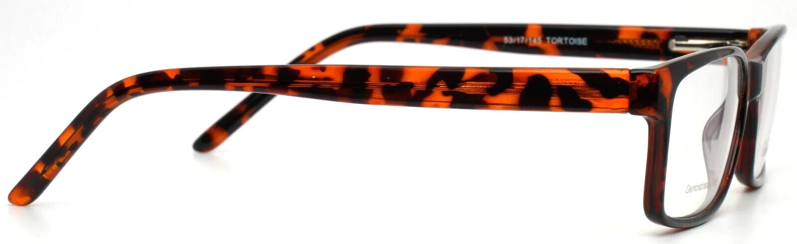 ENHANCE 3907 Tortoise Mens Rectangle Full Rim Eyeglasses 53-17-145 B:33 4