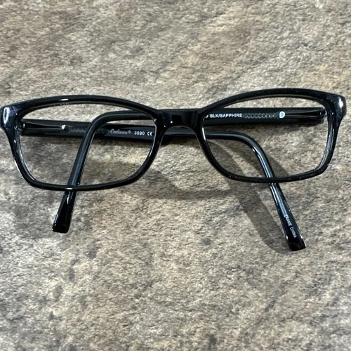 Enhance 3930 BLK/SAPPHIRE Full Rim Eyeglasses Frames Girls Women 47-15-130