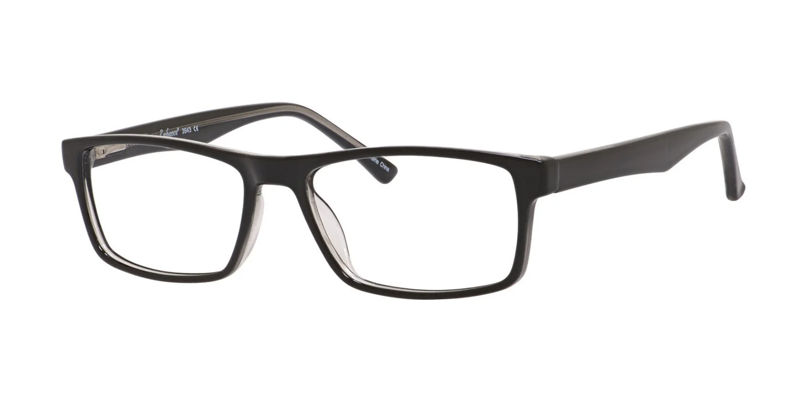 Enhance 3943 Eyeglasses Glasses Frame 56-17-145 Black Fade, Brown 4