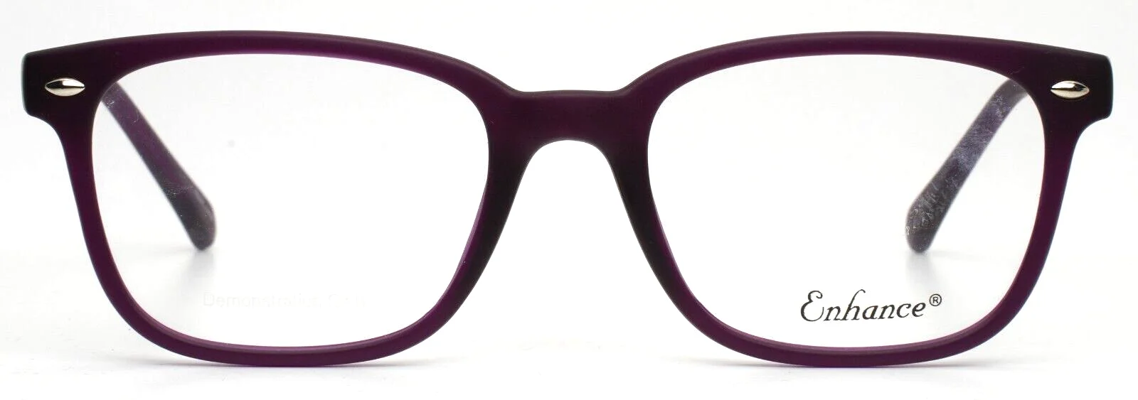 ENHANCE 3997 Matte Purple Womens Square Full Rim Eyeglasses 52-19-145 B:39 2