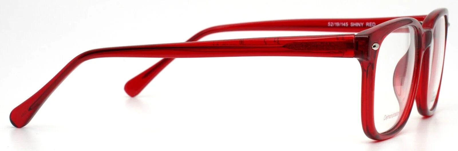 ENHANCE 3997 Shiny Red Womens Rectangle Full Rim Eyeglasses 52-19-145 B:39 4