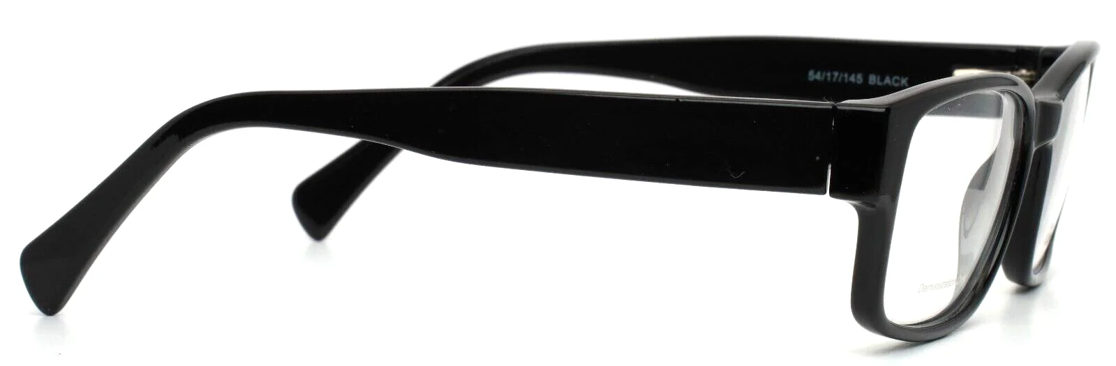 ENHANCE 4005 Black Mens Rectangle Full Rim Eyeglasses 54-17-145 B:36 4