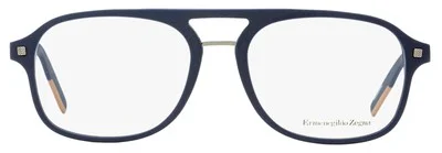 Ermenegildo Zegna Leggerissimo Eyeglasses EZ5181 091 Matte Blue 55mm 5181 2