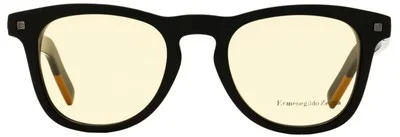 Ermenegildo Zegna Rectangular Eyeglasses EZ5137 001 Black 49mm 5137 2