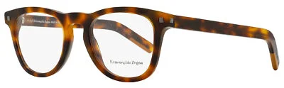Ermenegildo Zegna Rectangular Eyeglasses EZ5137 052 Havana 49mm 5137
