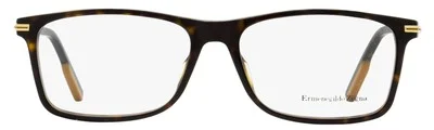 Ermenegildo Zegna Rectangular Eyeglasses EZ5185 052 Havana/Gold 57mm 2