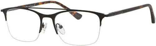 Ernest Hemingway Designer Reading Glasses H4813 Semi-Rimless Black&Tortoise 52mm